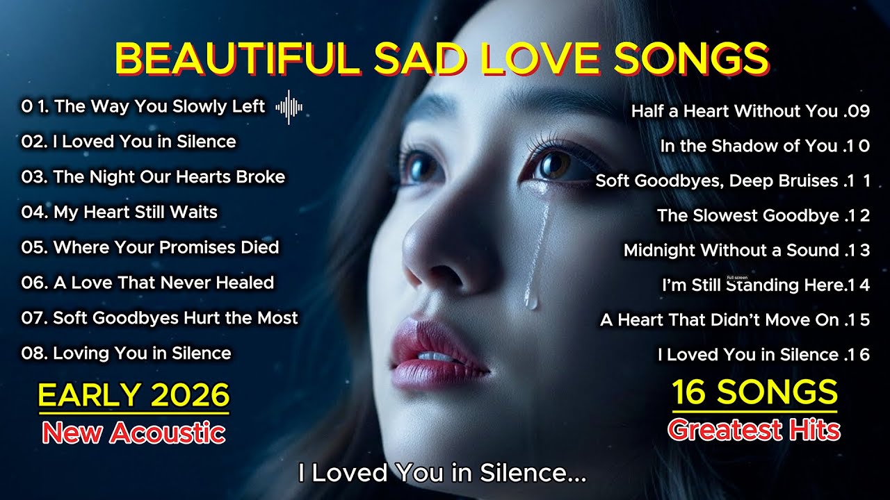 I Loved You in Silence 💔 Heartbreaking English Love Songs | Sad Melodies Playlist | love songs 2026