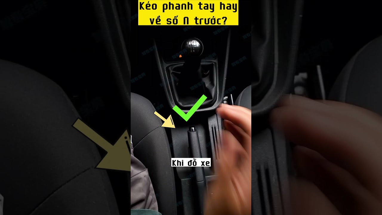 Sử dụng phanh tay trên ô tô thế nào cho đúng