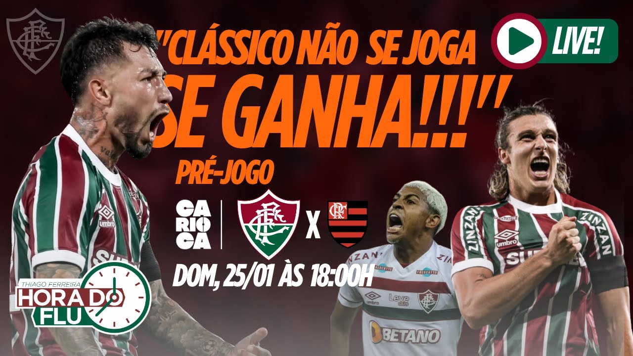 PRÉ JOGO DE FLUMINENSE X FLAMENGO | COM  THIAGO MANOLO