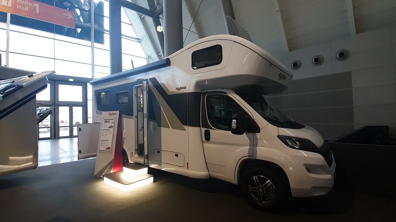 Rear lounge - the best motorhome with overcab I have seen! Frankia F line 680 plus