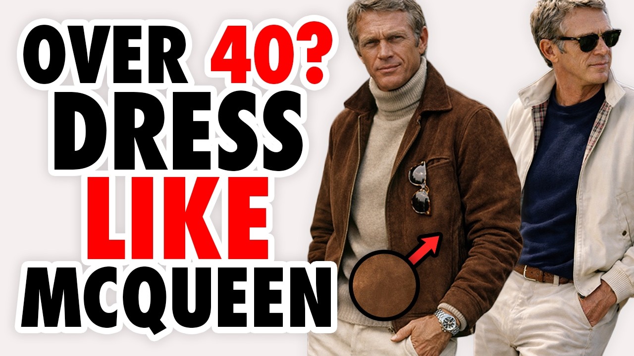 How To Dress Like Steve McQueen (Style Guide for Men 40+)