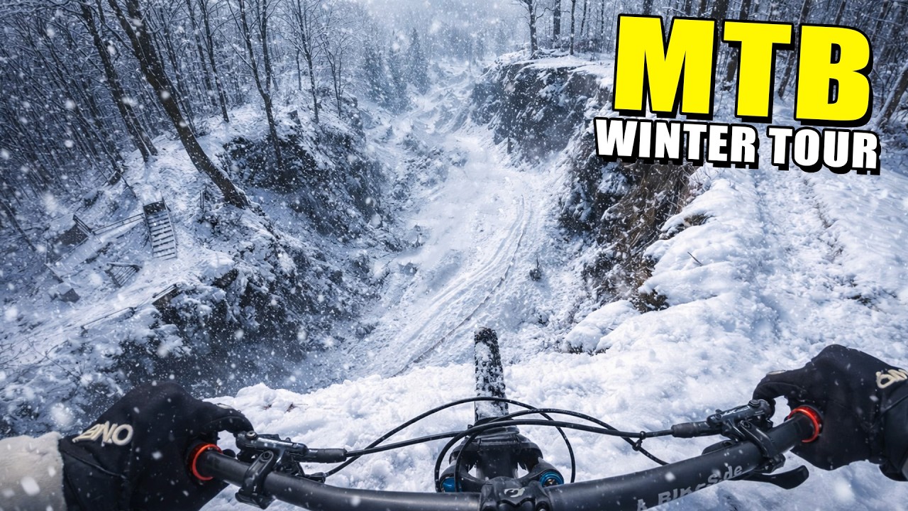 MTB FAHREN im WINTER!❄️