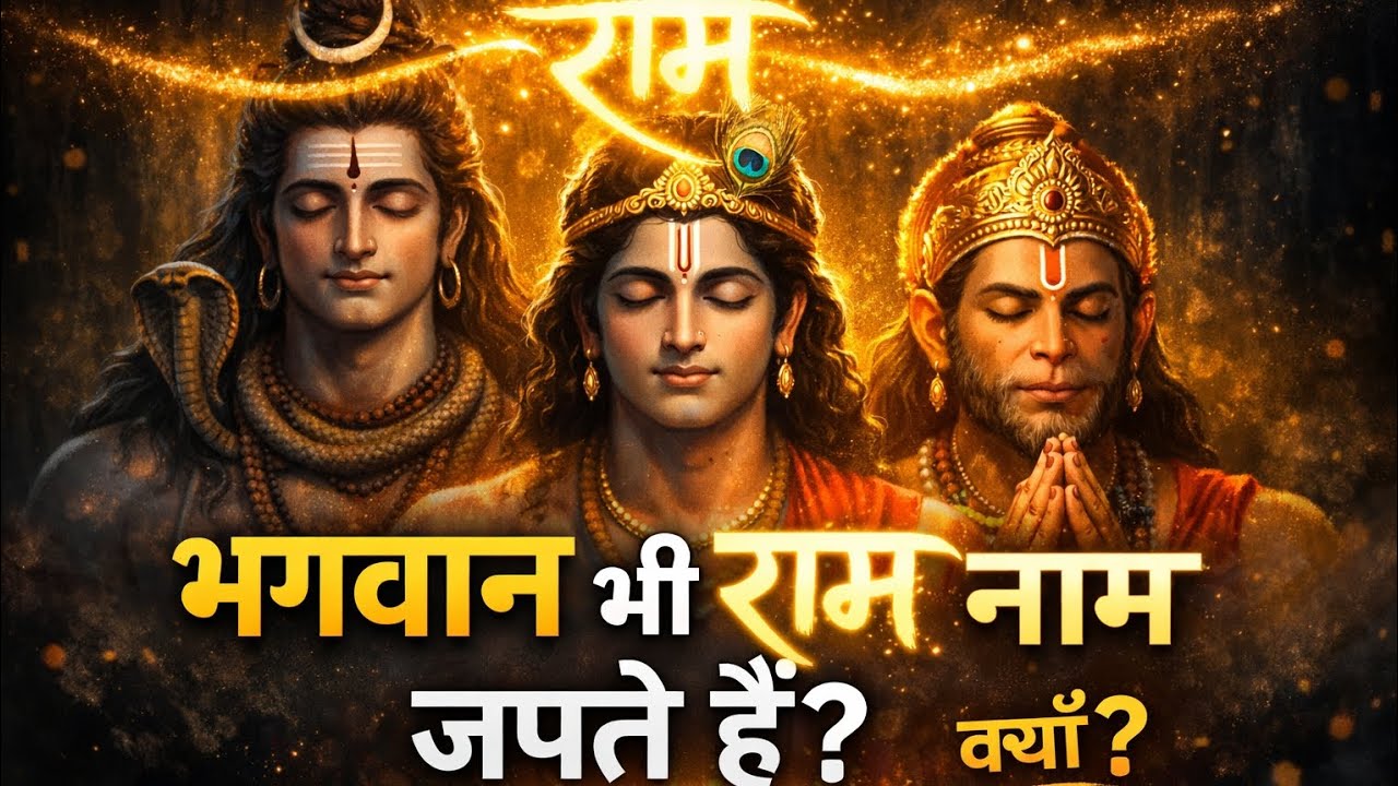 भगवान भी राम नाम जपते हैं? | शिव, कृष्ण और हनुमान का रहस्य |कर्म से मुक्ति का रहस्य l Divine tales 