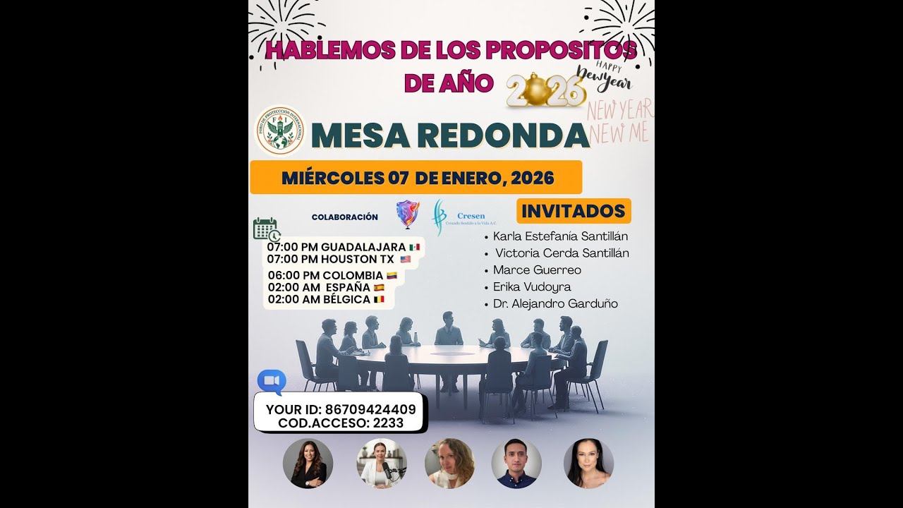 Foro #58 Propósitos de Año Nuevo: cómo empezar el 2026 con intención