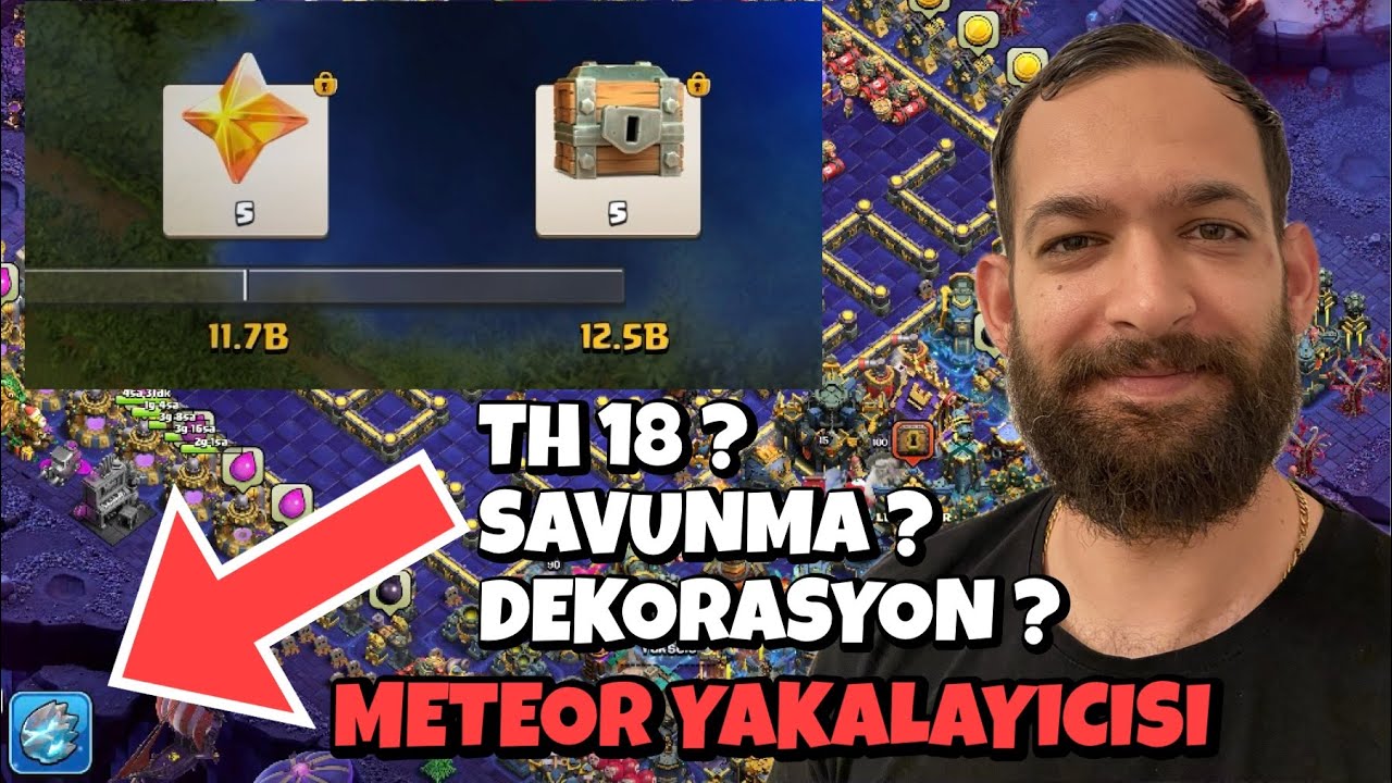 KÖYDEKİ METEOR RESMİ NEDİR ! CLASH OF CLANS
