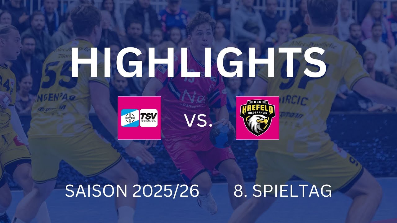 TSV Bayer Dormagen vs. HSG Krefeld Niederrhein // 08. Spieltag // 2. Handball-Bundesliga