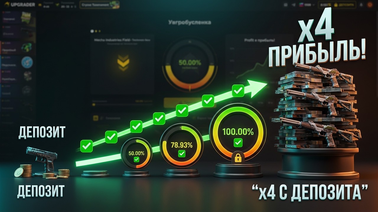 СДЕЛАЛИ х4 С ДЕПОЗИТА НА САЙТА UPGRADER🔥 ПРОВЕРКА САЙТ АПГРЕЙДЕР