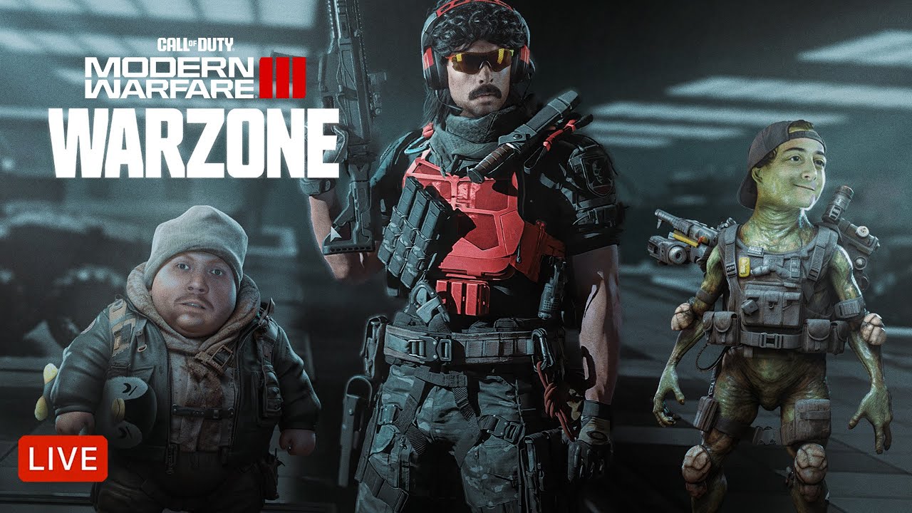 🔴LIVE - DR DISRESPECT - WARZONE - WITH TIMMY AND CLOAK
