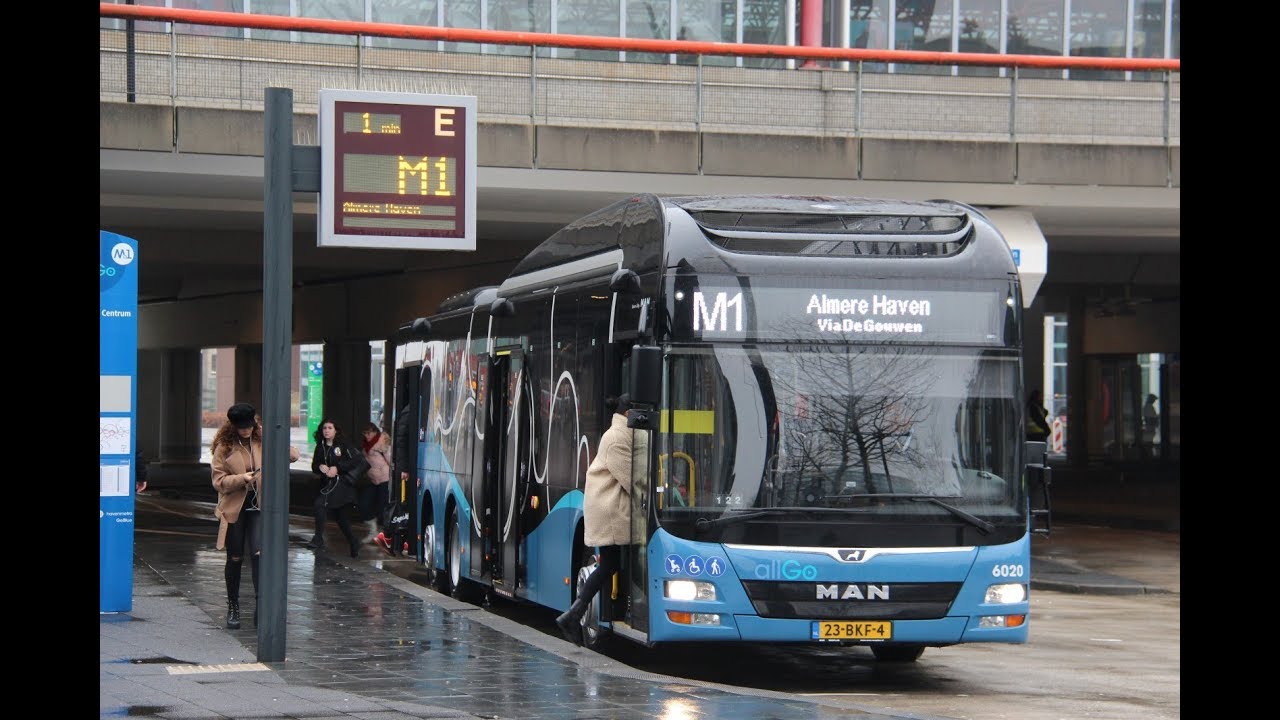 Trajectvideo Keolis AllGo M1 Almere Centrum - De Haven