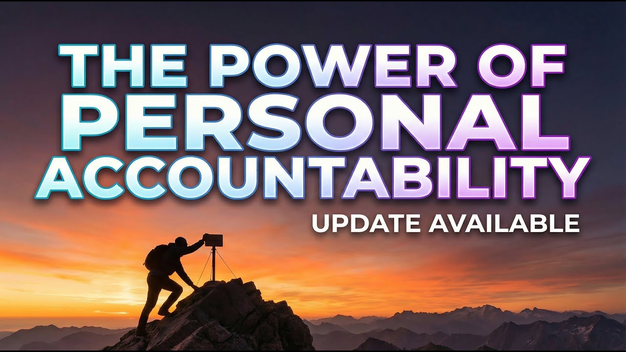 Update Available | Upgrade Your Life: The Power of Personal Accountability | Week 1