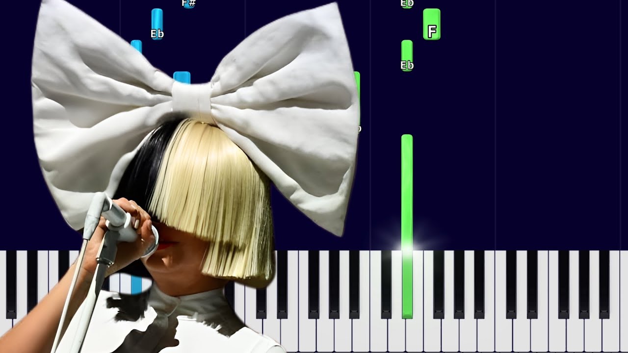 Sia Snowman - Piano Tutorial FACILE