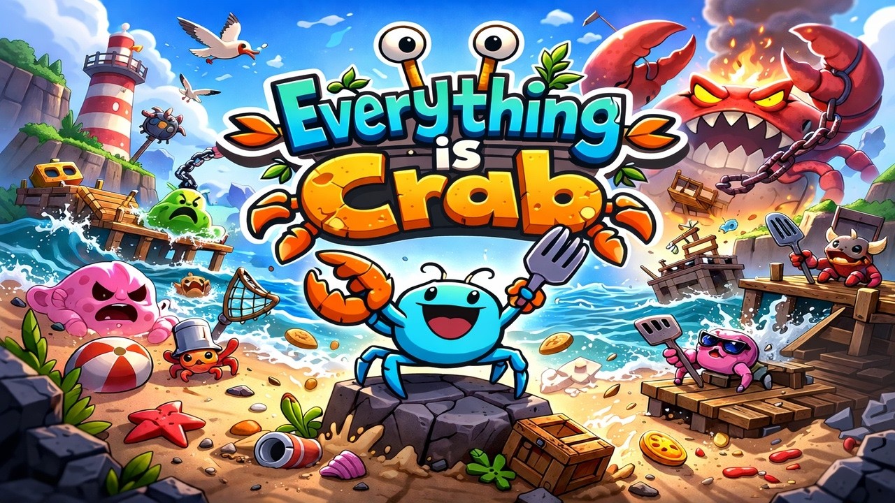 An Amazingly Cute Roguelike: Everything Is Crab