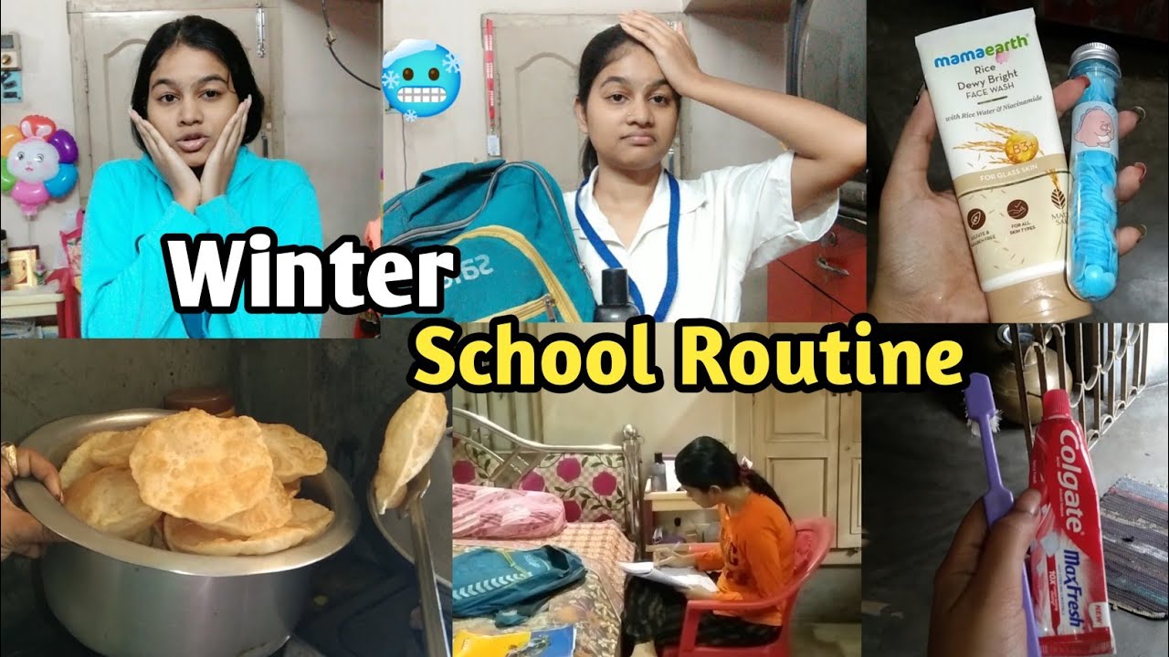 6.00 Am WINTER SCHOOL MORNING ROUTINE 🥶🎒 Cozy & Productive as a student 📚