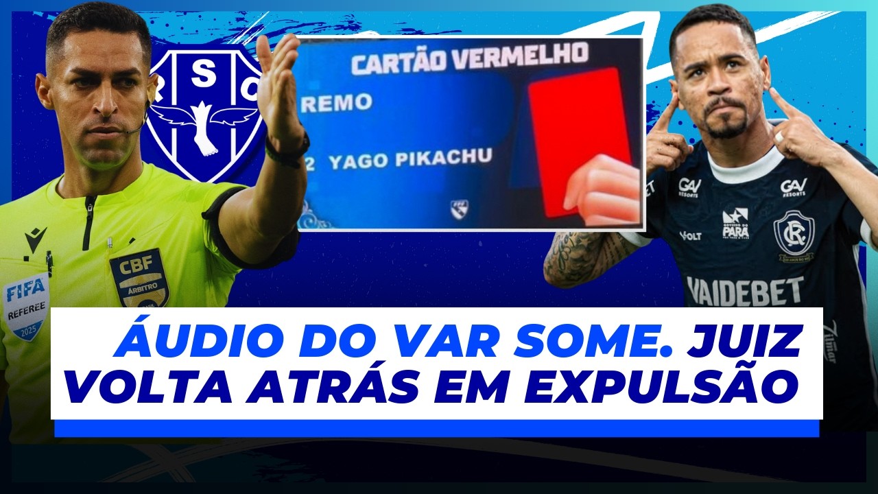 POLÊMICA. Juiz EXPULSA jogador e se ARREPENDE ao vivo! Veja o que aconteceu no REXPA I CENTRAL PAPÃO
