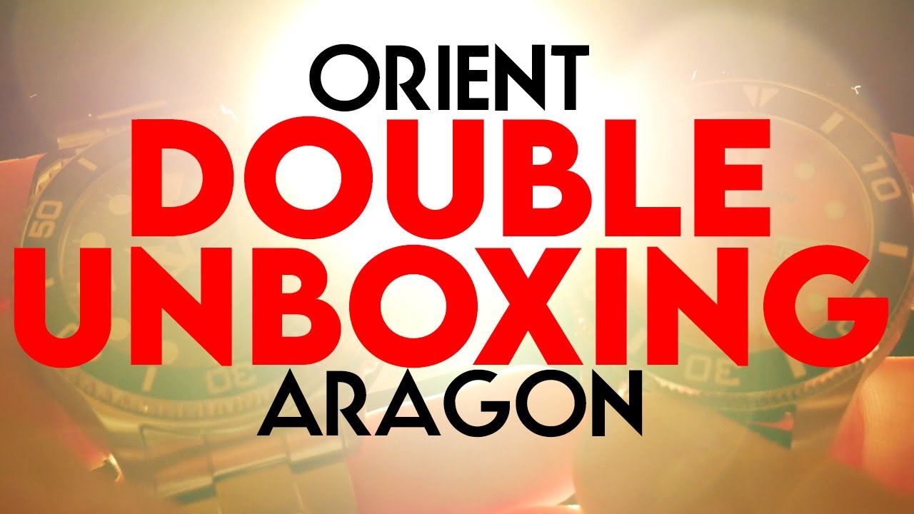 Распаковка новых моделей для дайвинга от Orient и Aragon! Divemaster 4 и RA-AC0K02E10B