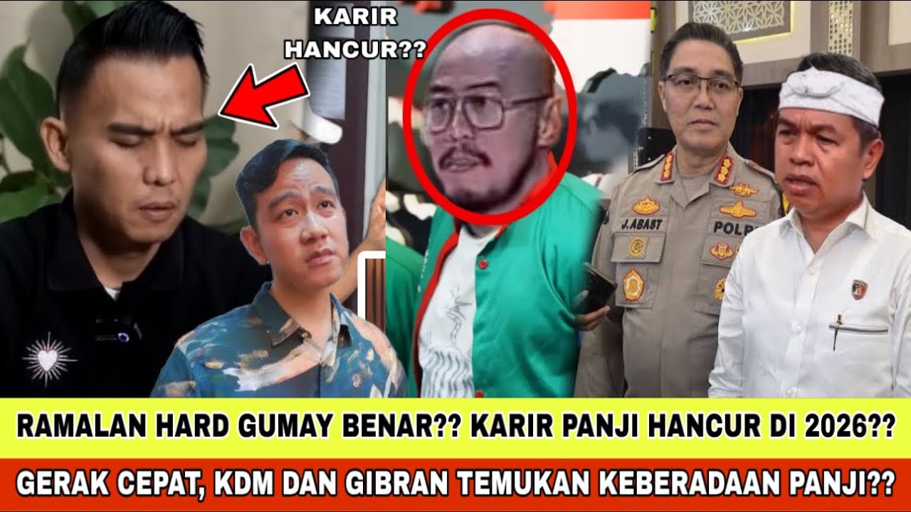 RAMALAN HARD GUMAY TEPAT SASARAN, PANJI DILAPORKAN DAN KARIR HANCUR USAI HINA KDM DAN WAPRES GIBRAN?