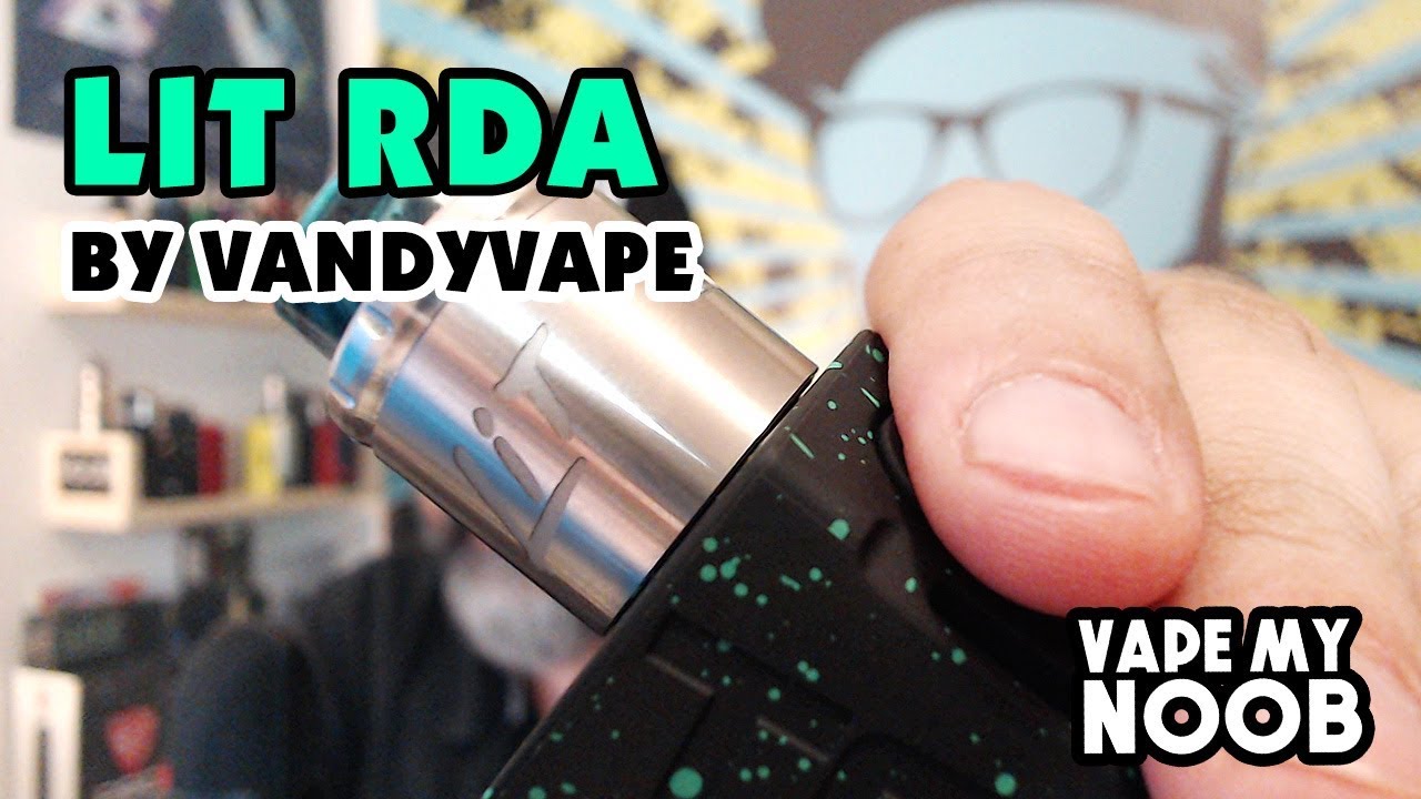 Lit RDA by Vandy Vape ~ vapemynoob [ Greek Reviews ]