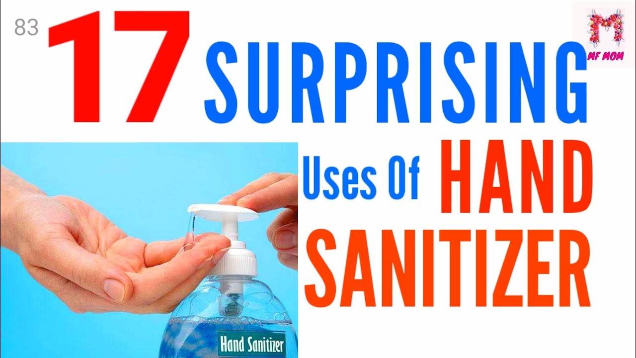 17 Surprising Uses of Hand Sanitizer, besides Hand Sanitising. #mf_mom #how_to #hand_sanitizer