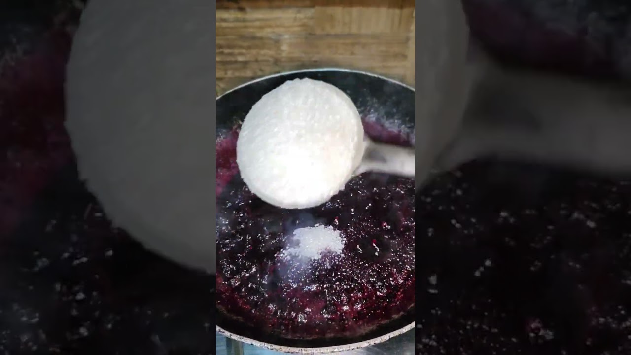 Home made mulberry jam