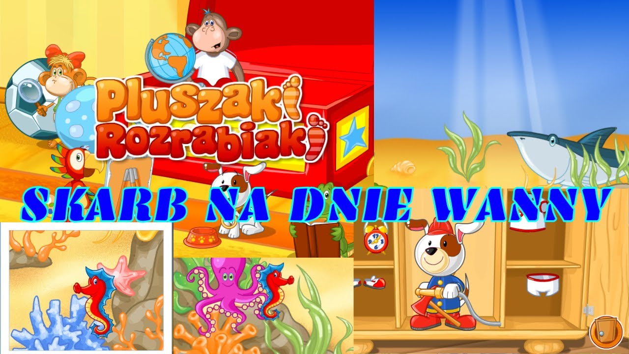 Pluszaki Rozrabiaki: Skarb na dnie wanny - Cała gra