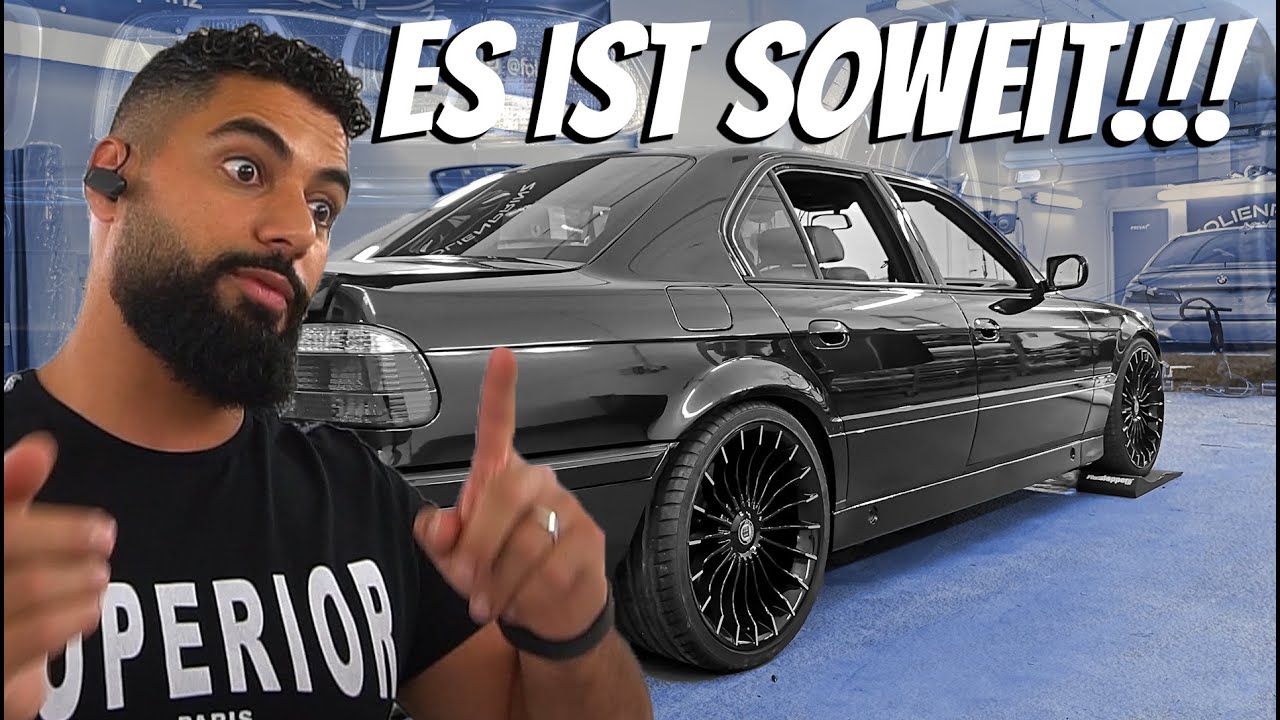 ES IST SOWEIT!!! Mein BMW E38 wird foliert...
