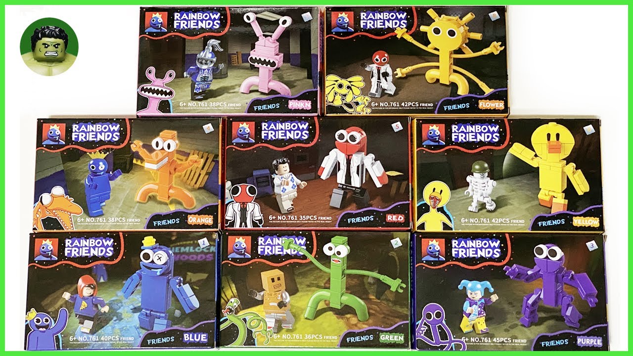 LEGO Rainbow Friends Sets | Rainbow Friends Unofficial Lego Minifigures