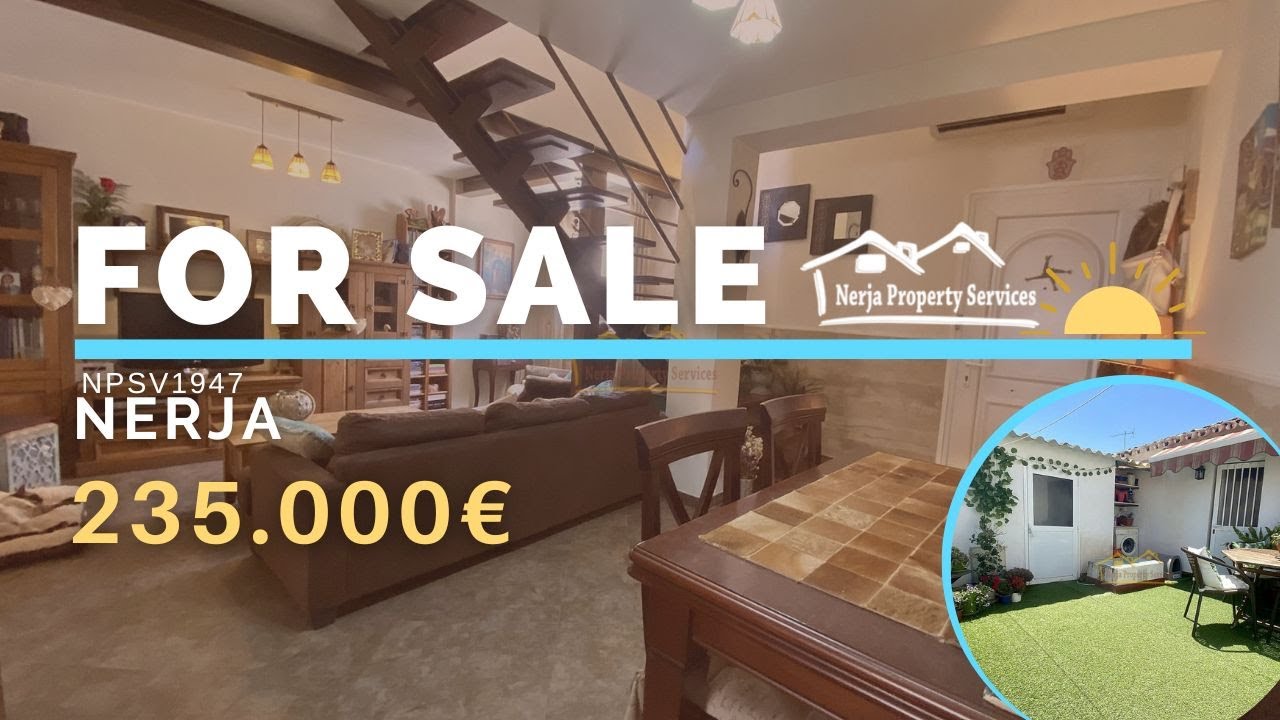 🏘 Charming Townhouse FOR SALE / Encantadora Casa Adosada EN VENTA [Nerja]