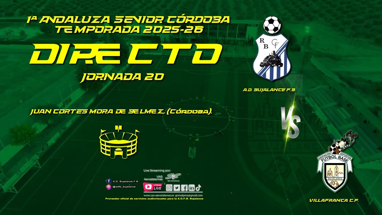 🔴 EN DIRECTO ⚽ JORNADA 20 -T.2025-26 #cdrvobelmezano vs #adbujalancesenior - SENIOR