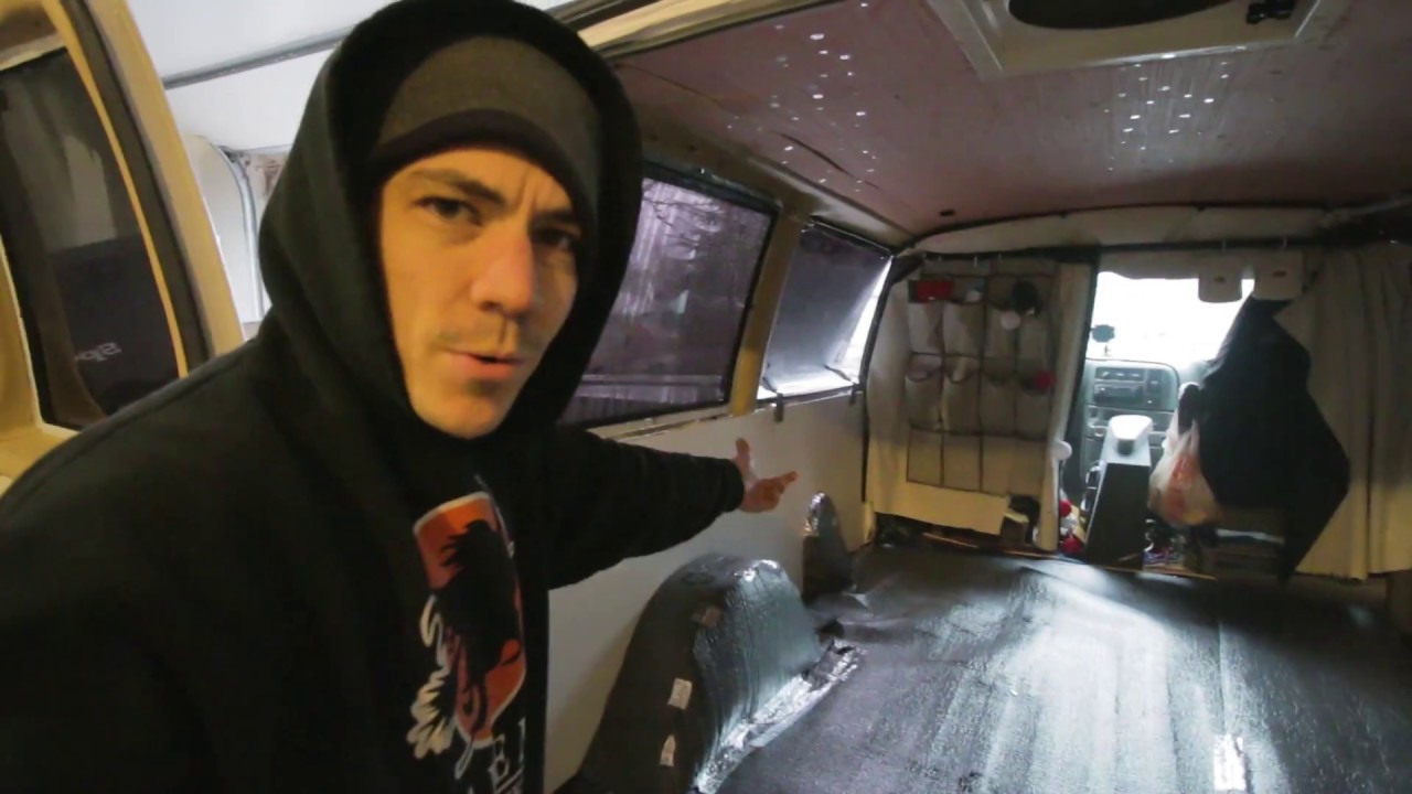 Floor Insulation for Custom Camper Astro Van Dwelling