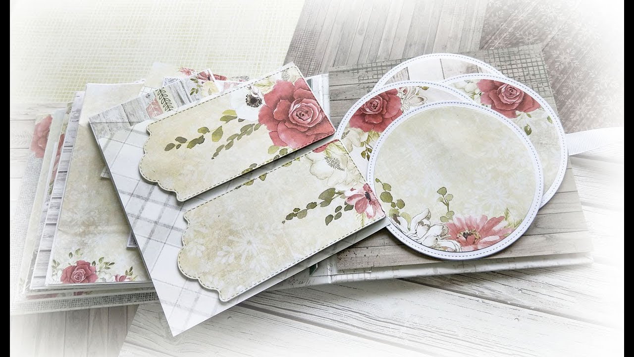 Album Always Together cz. 5 - okładka i strony z klapkami /TUTORIAL