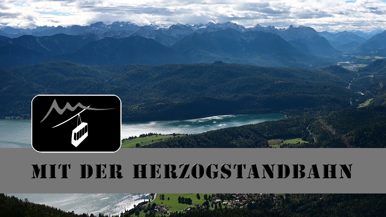 Mit der Herzogstandbahn auf den Berg ( gemeinsam mit @UnderwaterworldShark )