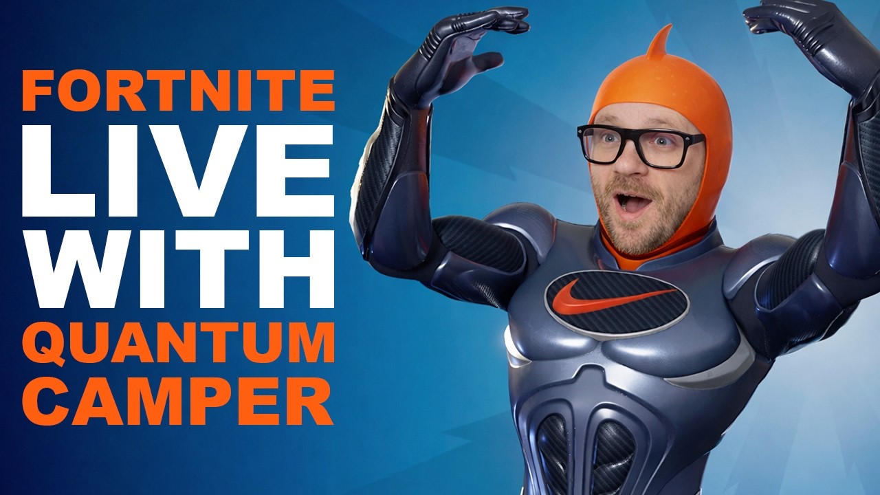 Live Fortnite with Quantum Camper - New Nike Fish Stick Skin