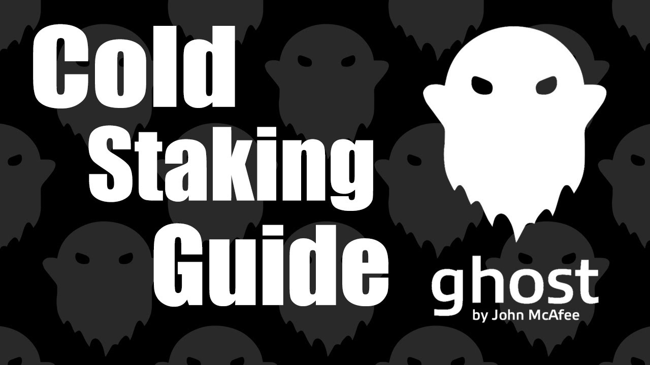 Ghost Cold Staking Guide - Proof of Stake Privacy Coin