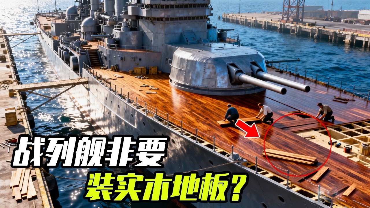 摆着更强的装甲不用，战列舰非要装实木地板，为什么？【科学火箭叔】