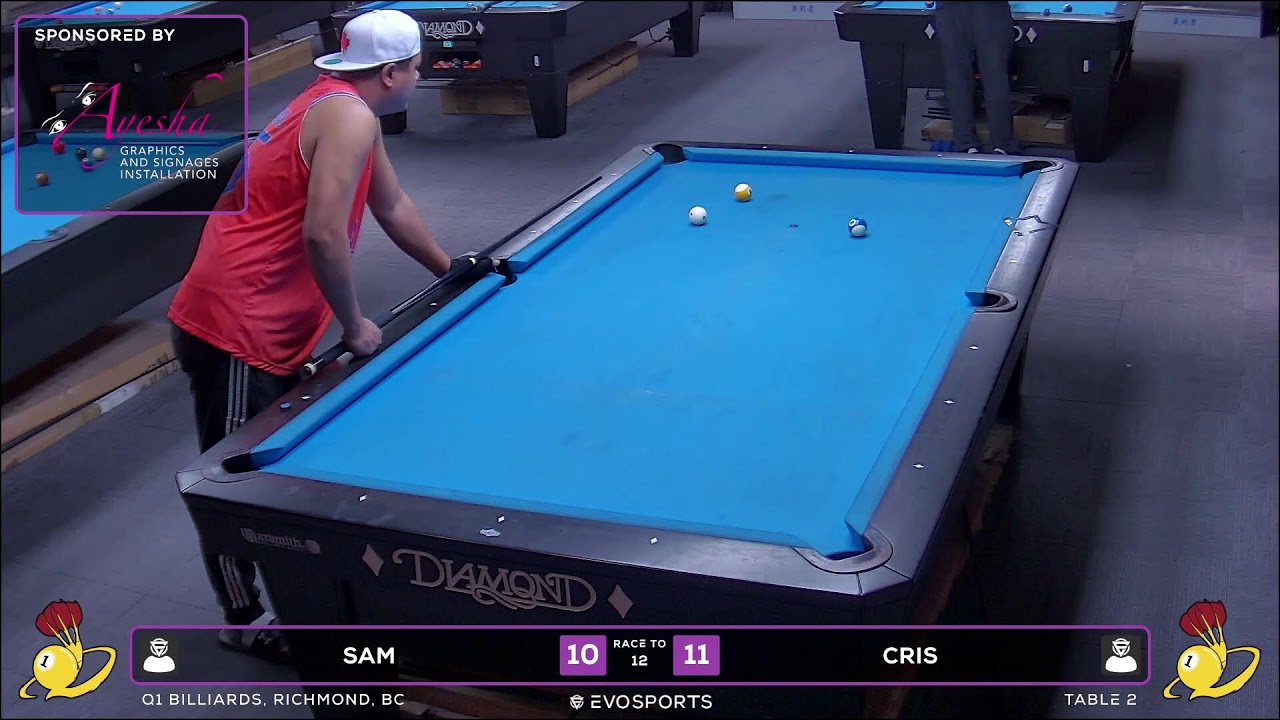 SAM vs CRIS - Q1 BILLIARDS - TABLE 2 | EvoSports
