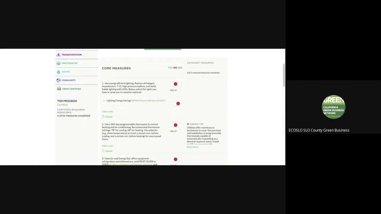 Green Biz Tracker Tutorial