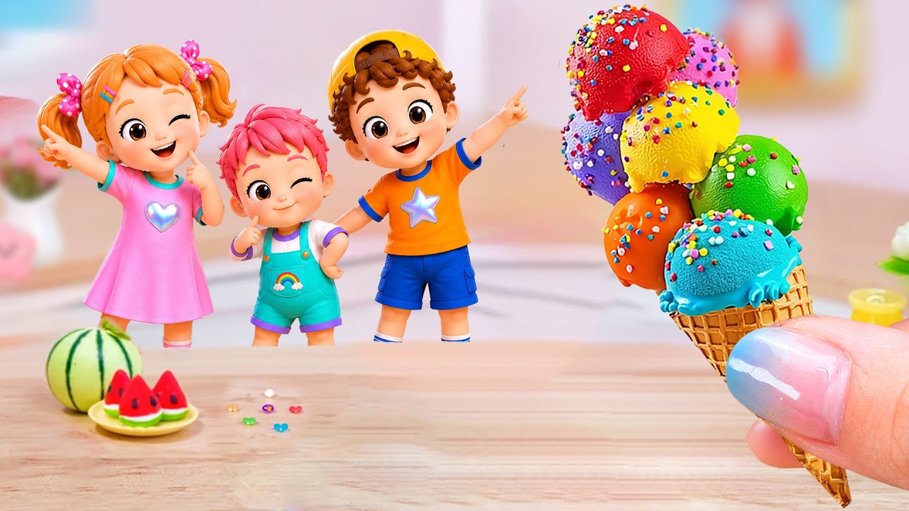 Amazing Rainbow Ice Cream 🍦🌈 How To Make Mini Rainbow Ice Cream Decorating Ideas ✨ Sweet Cake Master