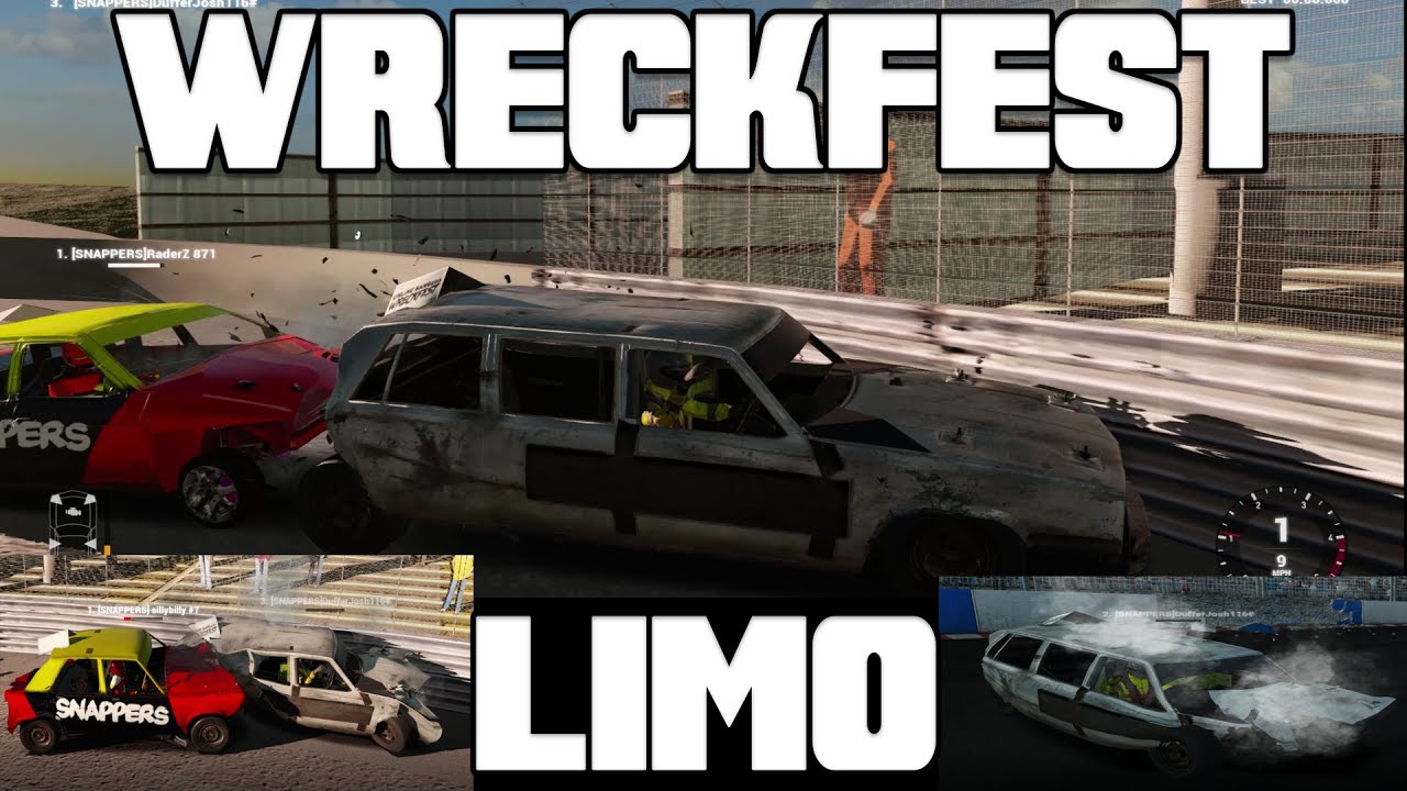 Wreckfest Is that a limo? Beta online bangers mod Updates! Raw footage! Wrecking!