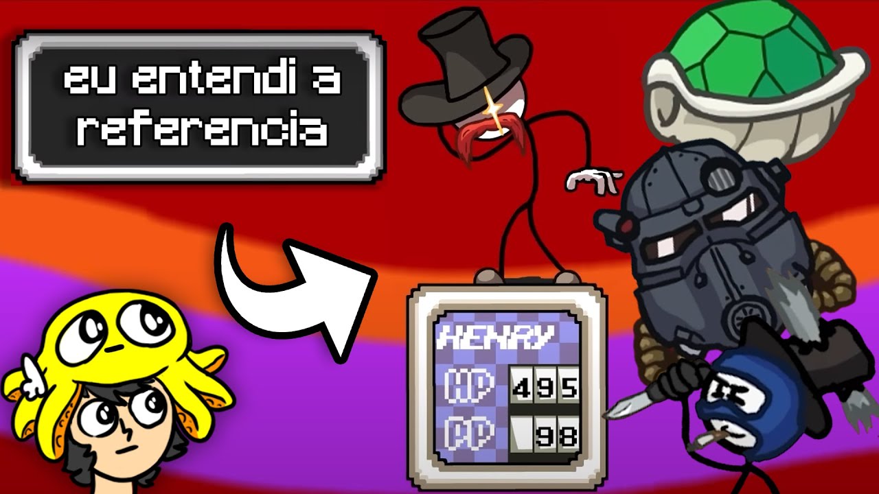 as referências desse stickman NÃO PARAM