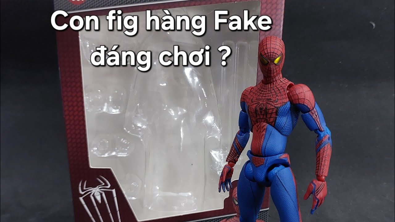 [Review & đánh giá] Mô Hình CT TOYS The Amazing Spider-Man 1 - Mafex no.001 Bootleg fake