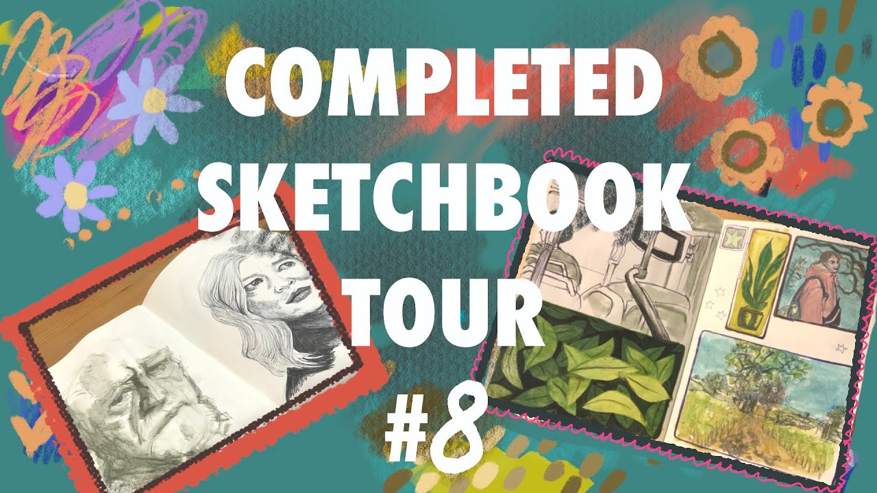 Sketchbook Tour #8 -NO TALKING