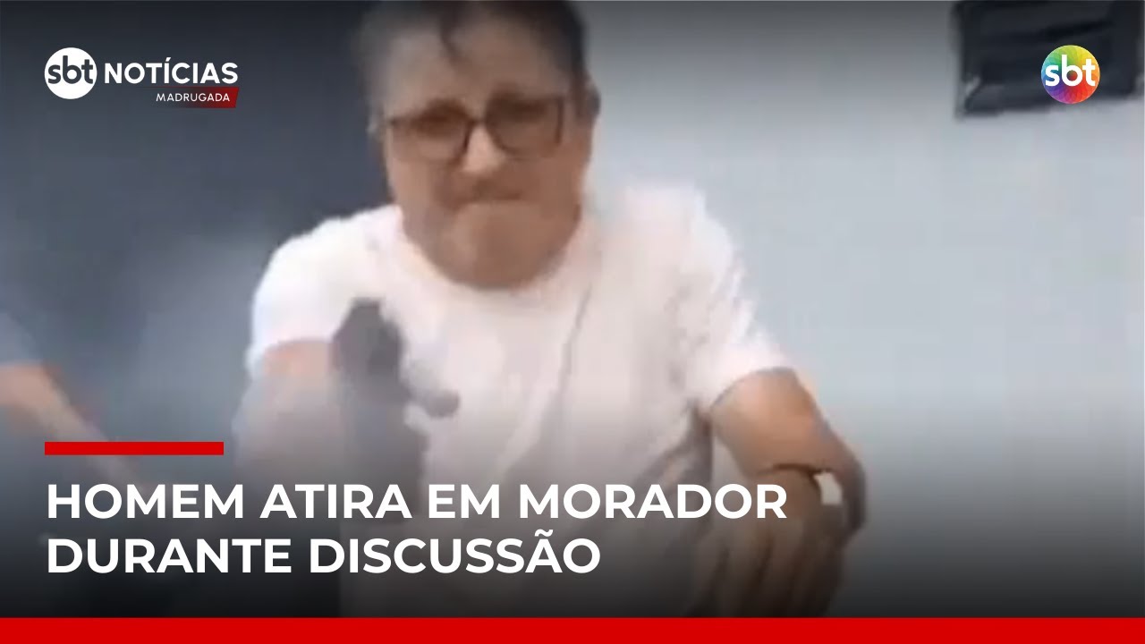 Criminoso atira em vizinho após discussão em Duque de Caxias (RJ) | #SBTNotícias
