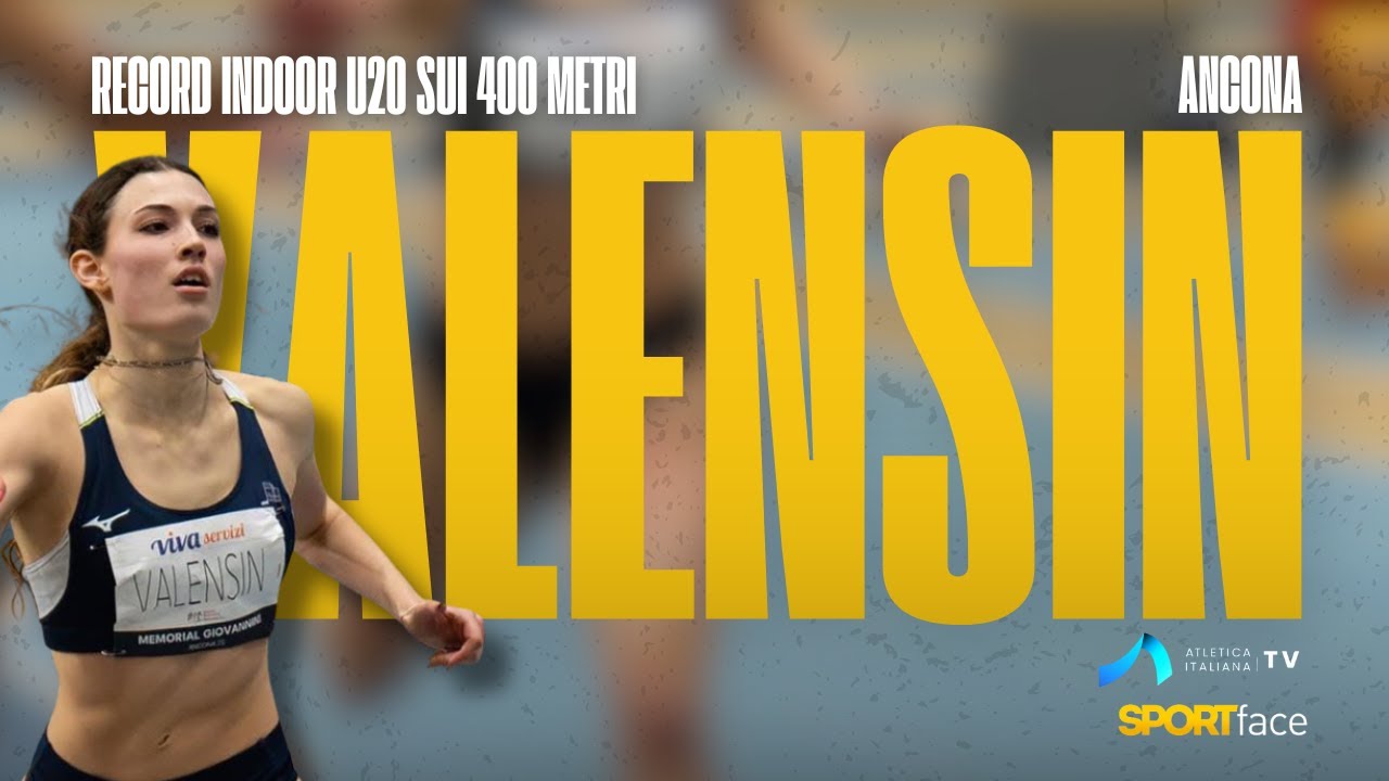 Elisa Valensin record indoor under 20 sui 400 metri