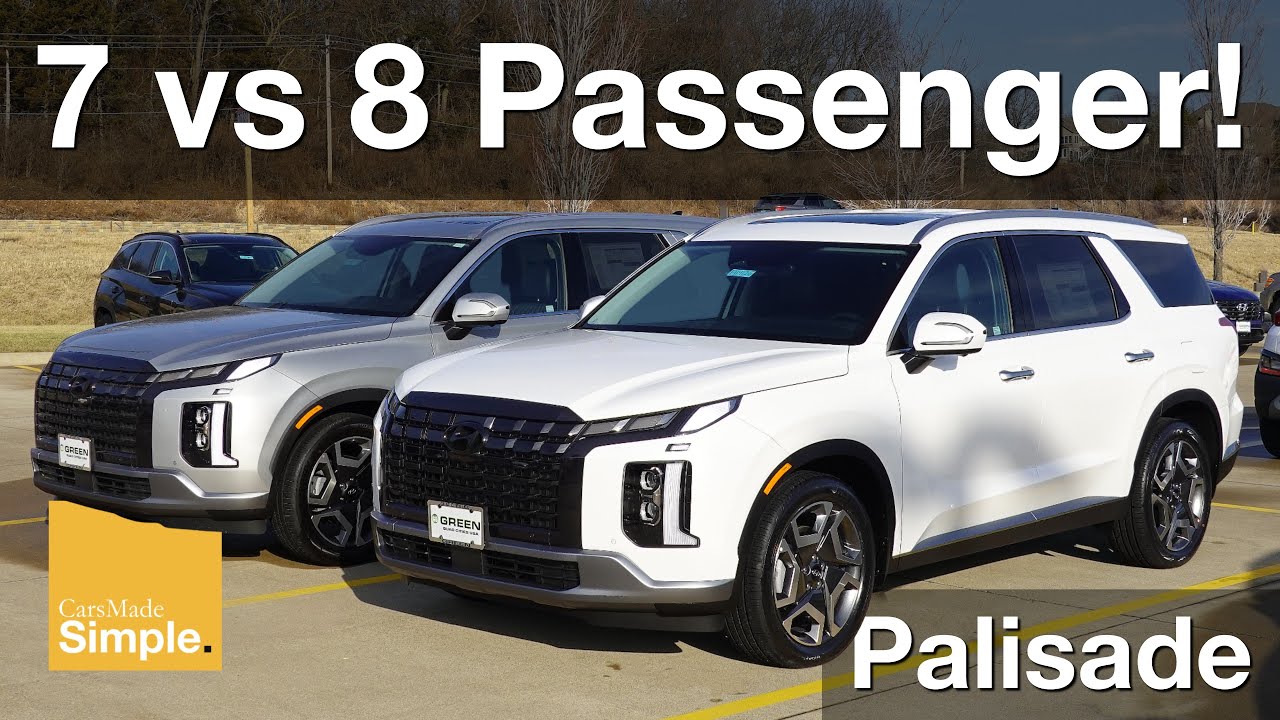 2023-2025 Hyundai Palisade SEL Premium 7 vs 8 Passenger Seating | Bench = Better?
