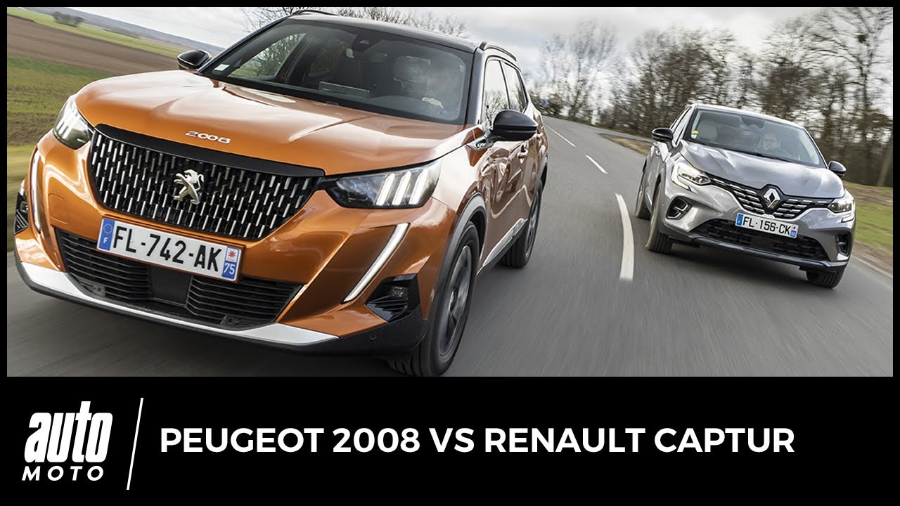 Peugeot 2008 vs Renault Captur : duel en diesel
