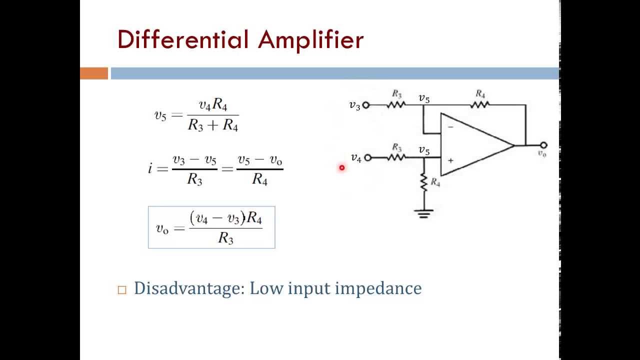 Differentiator Amplifier Arabic Narration