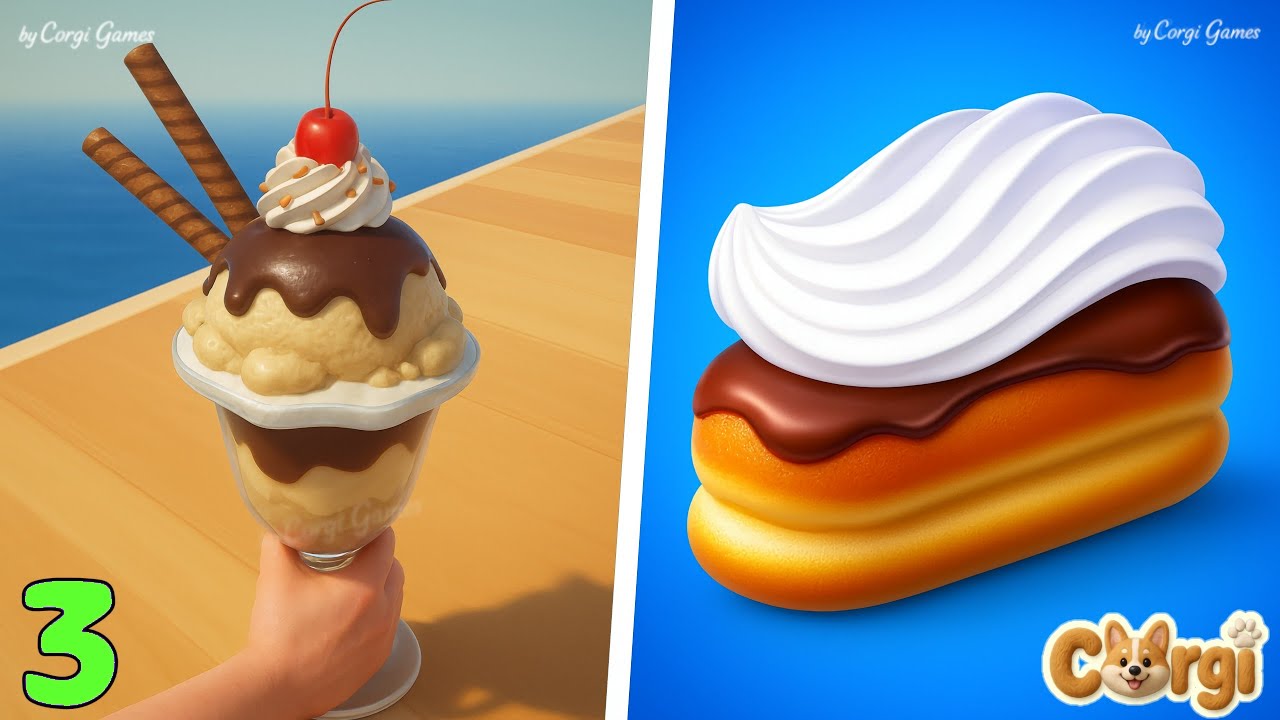 Ice Cream Stack 🆚 Perfect Cream PART 3️⃣ - All Levels Satisfying Walkthrough Gameplay Part 3