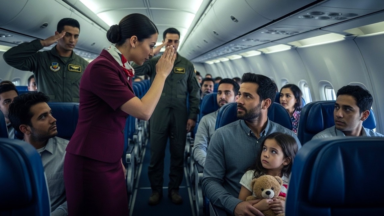 Top 1 Shocking Moment: F-16 Pilots Salute Single Father in Economy!
