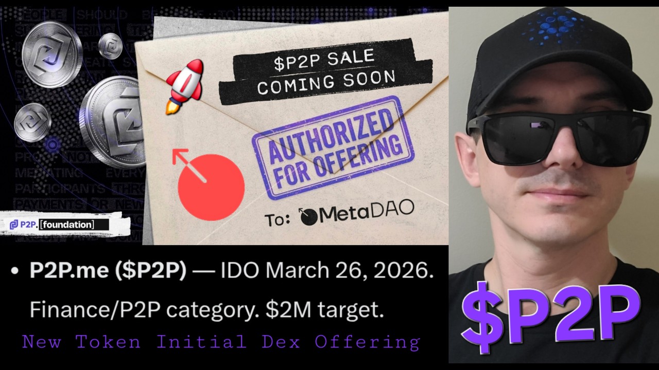 $P2P - TOKEN PROTOKOŁU P2P IDO P2P.ME KRYPTOWALUTA JAK KUPIĆ METADAO LAUNCHPAD BLOCKCHAIN ​​NOWY ...