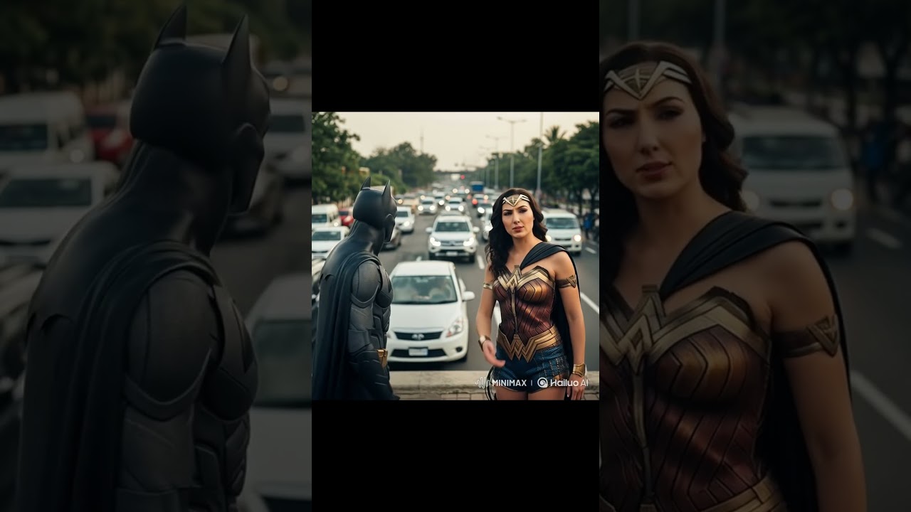 Batman & Wonder Woman Land in Kerala! 🇮🇳🦇🦸 ♀️  Naadan Avengers Onam Special
